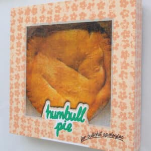 Humbull Pie, 2022, 9 colour screenprint with spot varnish and gloss varnish overlay on paper mounted onto wooden panel, 30.5 x 30.5 x 5cm, edition of 6