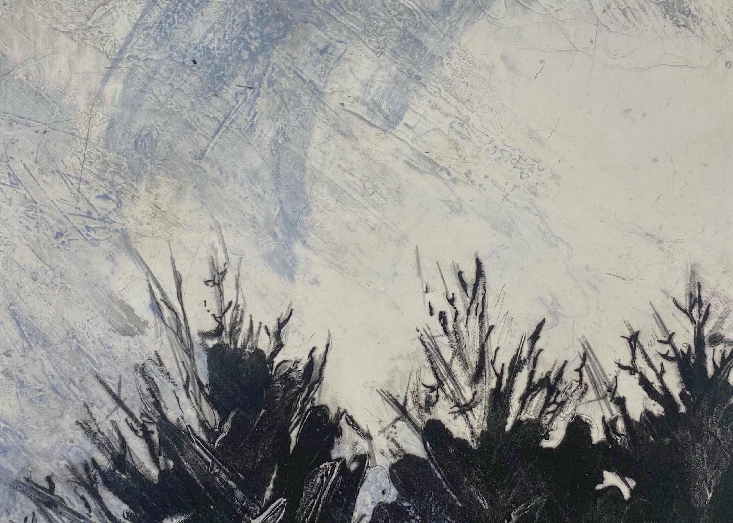 Margaret McLoughlin, Achill Sky, Carborundum, 30 x 30cm, €240