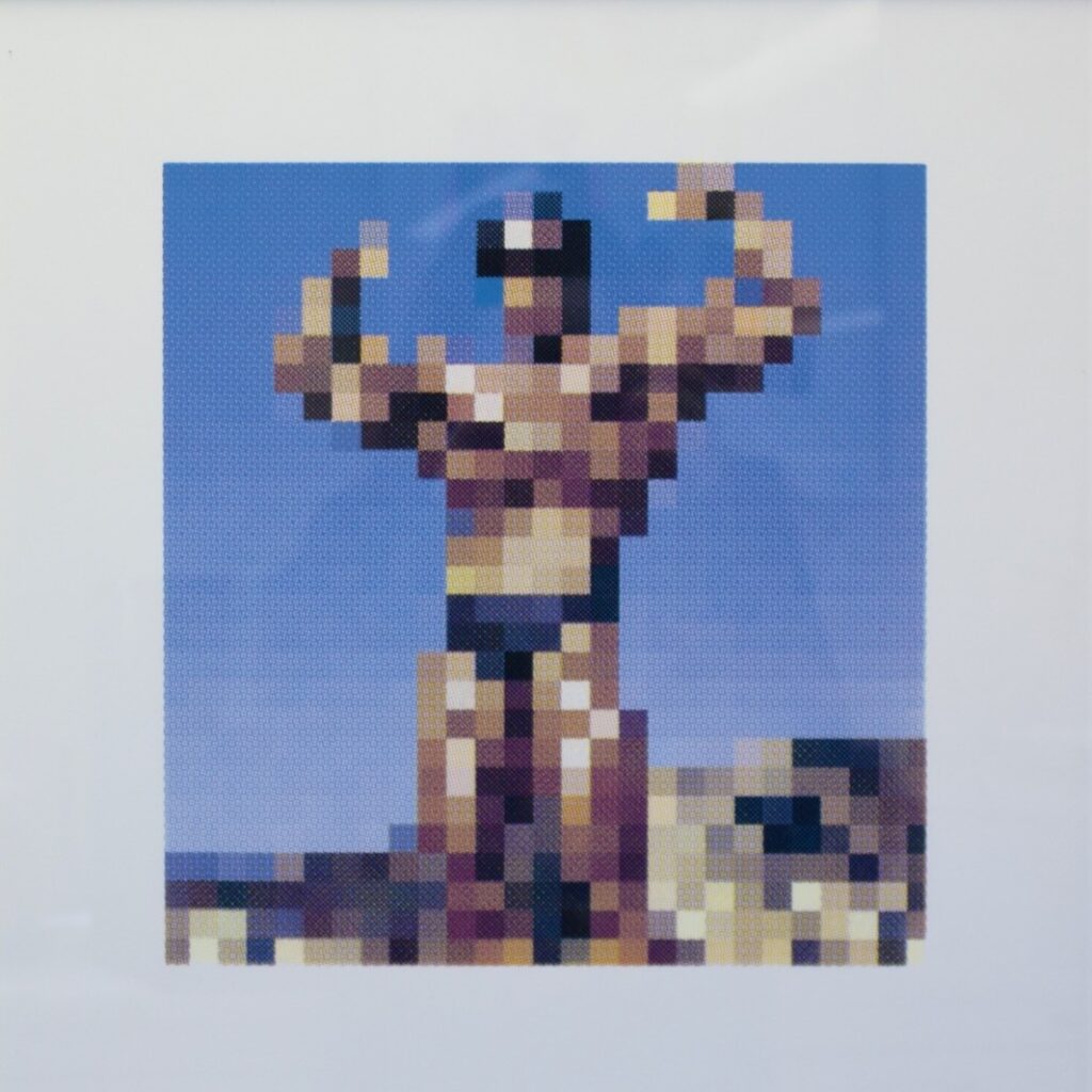 Sam O'Reilly, 15, 4 colour screen print on paper, 45 x 45cm