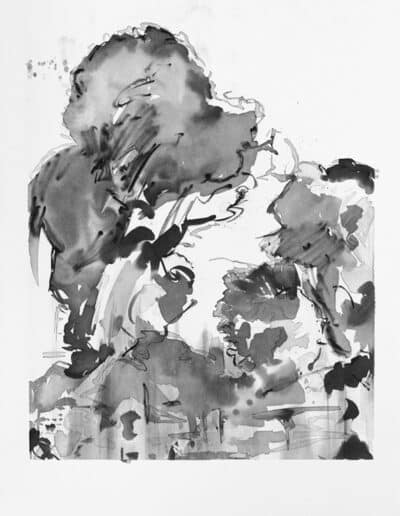 Neil Dunne, Continual Imagery, Screenprinted monotype on paper, 50 x 35cm