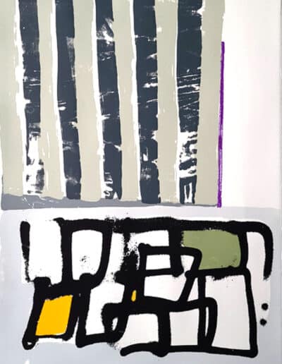 Neil Dunne, system Aesthetics, 8 colour screenprint on paper, 76 x 56cm