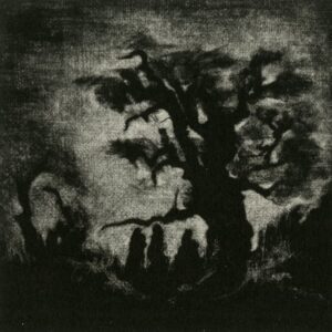 Caoimhe Dalton, The pattern, mezzotint and drypoint, 14 x 14cm