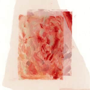 Romana Ashraf, Virgin Attended by Roses, Monotype, 29.7 x 21cm