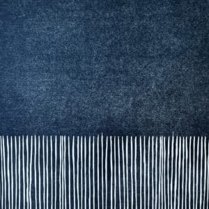 Ann Kavanagh, Line, Woodblock on Japanese paper, 39 x 36cm