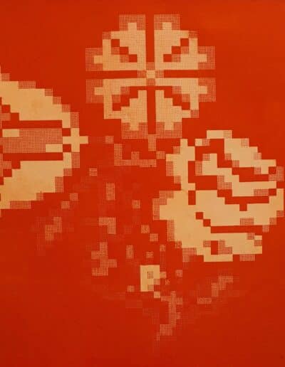 Alexandra Cobzaru, Blossom flowers II, Photo etching on paper, 25 x 25cm