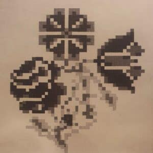 Alexandra Cobzaru, Blossom Memories I, Photo etching on paper, 25 x 25cm