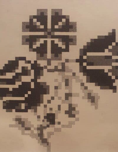 Alexandra Cobzaru, Blossom Memories I, Photo etching on paper, 25 x 25cm