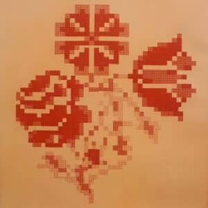 Alexandra Cobzaru, Blossom Memories I, Photo etching on paper, 25 x 25cm