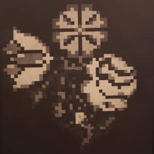 Alexandra Cobzaru, Blossom Memories II, Photo etching on paper, 25 x 25cm