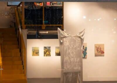 Slow Image Installation shot - photographed from exterior