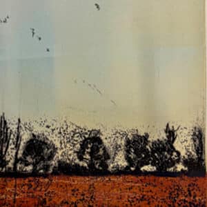 Linda Uhlemann, Lower field, Etching, 55 x 38cm
